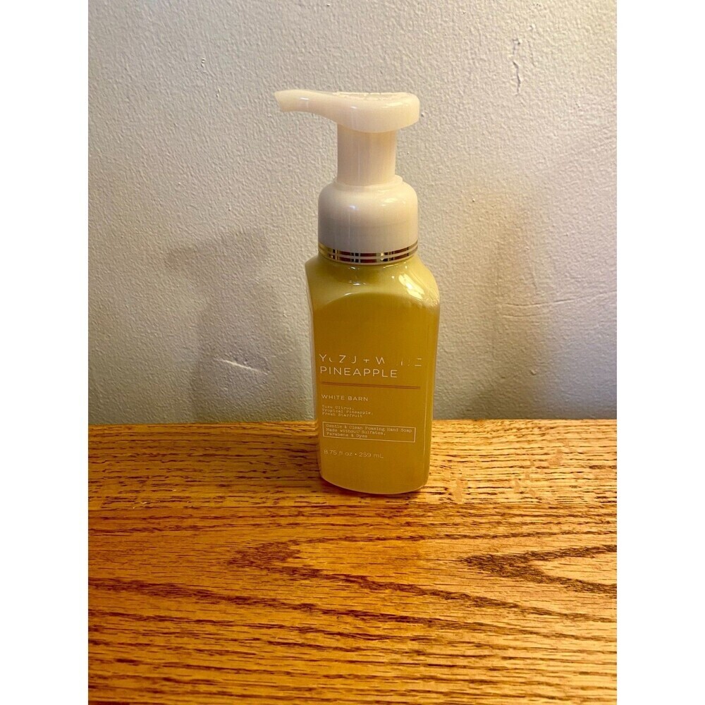 Bath & Body Works Yuzu + White Pineapple Gentle Foaming Hand Soap New White Barn